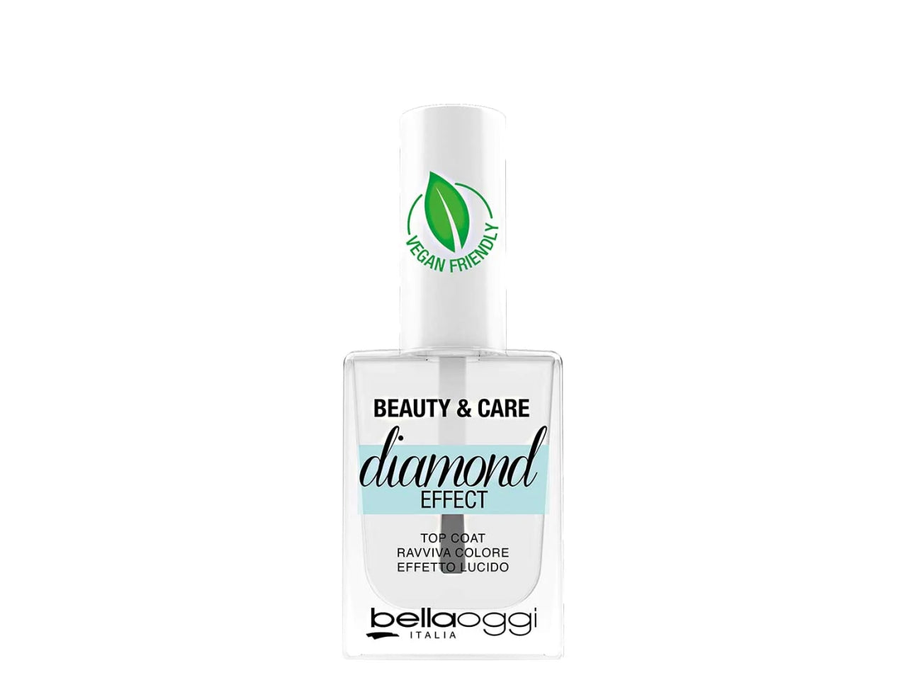 Smalto Top Coat Diamond Effect - Brillantezza Straordinaria e Volume - Diamond - Bellaoggi