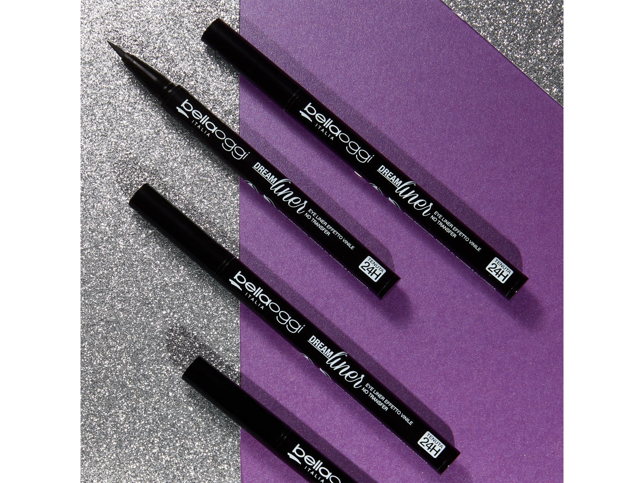 Eyeliner Pennarello Dream Liner - Tratto preciso e no transfer - Black Widow - Bellaoggi