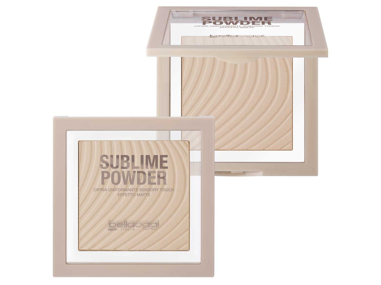 Cipria uniformante - Sublime Powder - Texture Scorrevole e Minimizzazione dei Pori - Medium Light - Bellaoggi