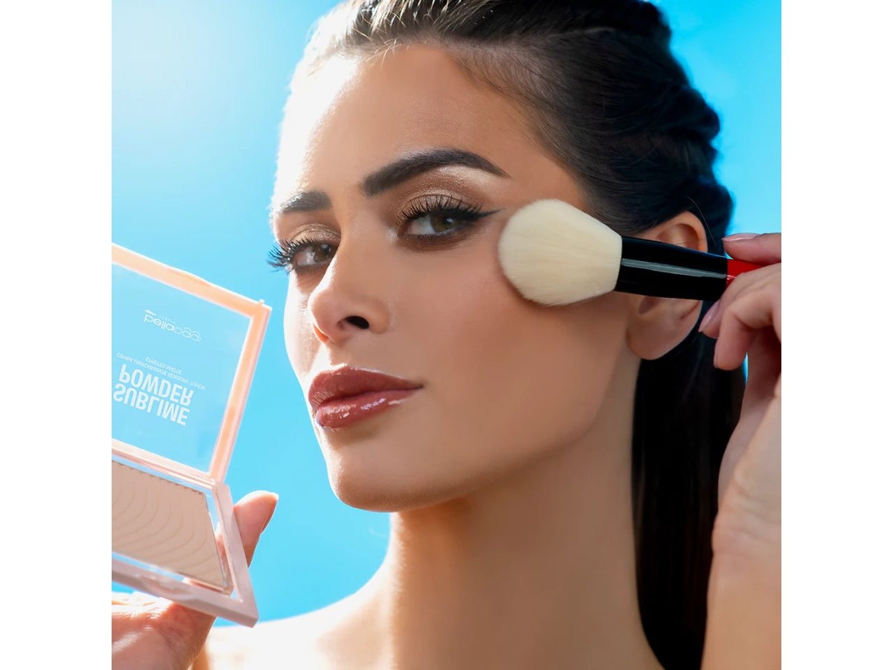 Cipria uniformante - Sublime Powder - Texture Scorrevole e Minimizzazione dei Pori - Medium Light - Bellaoggi