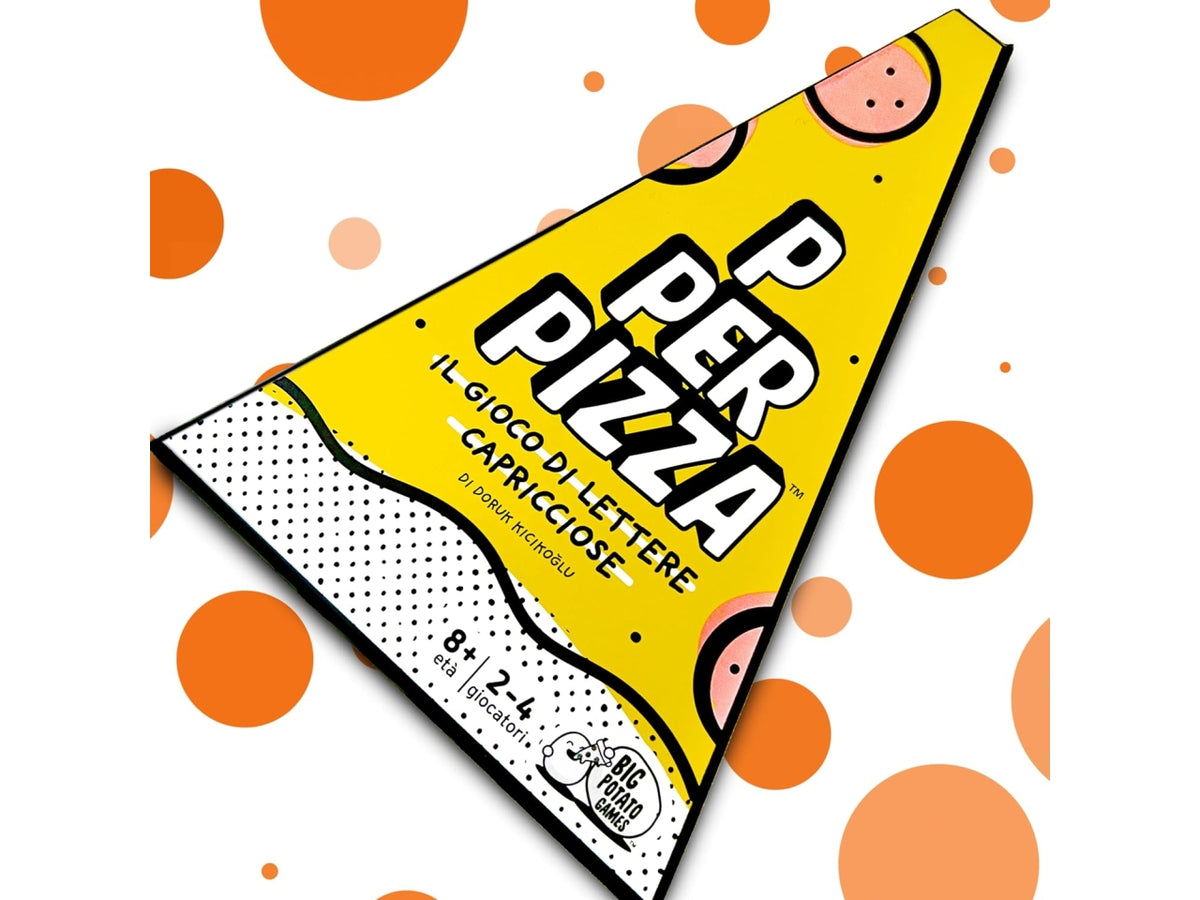 P per Pizza, gioco di carte da 2 a 4 giocatori per ragazzi di 8+ anni