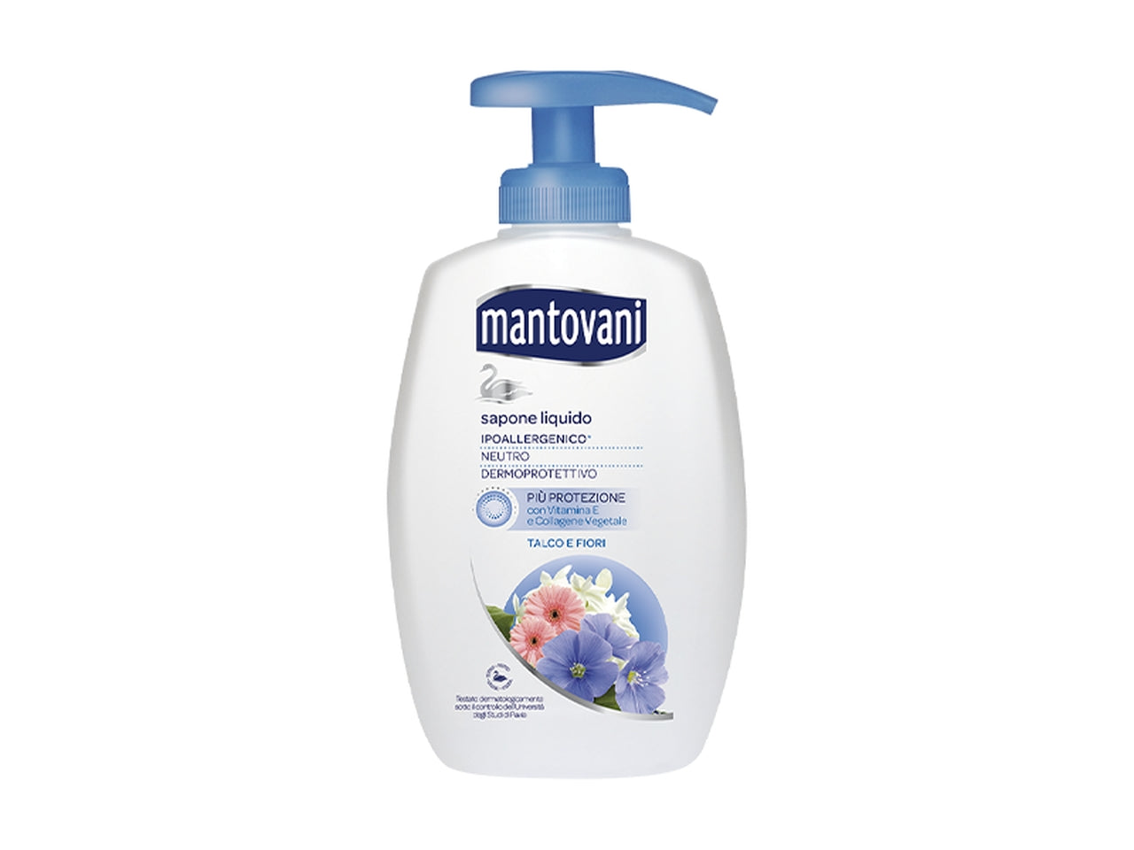Sapone Liquido Mantovani Talco e Fiori Ipoallergenico, Delicata Profumazione di Talco e Fiori 300 ml $