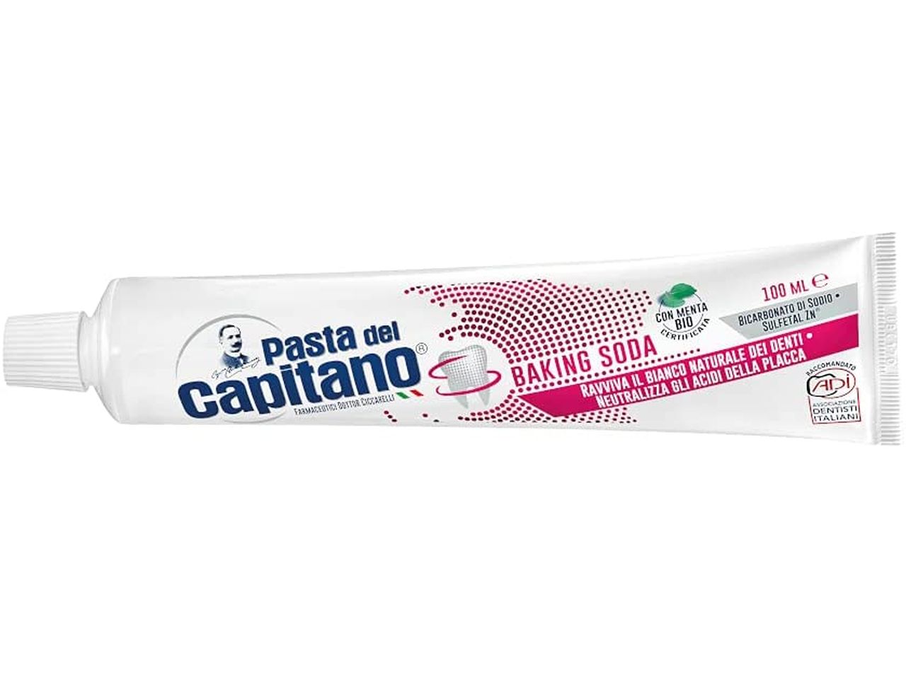 Capitano dentifricio 100ml baking soda $