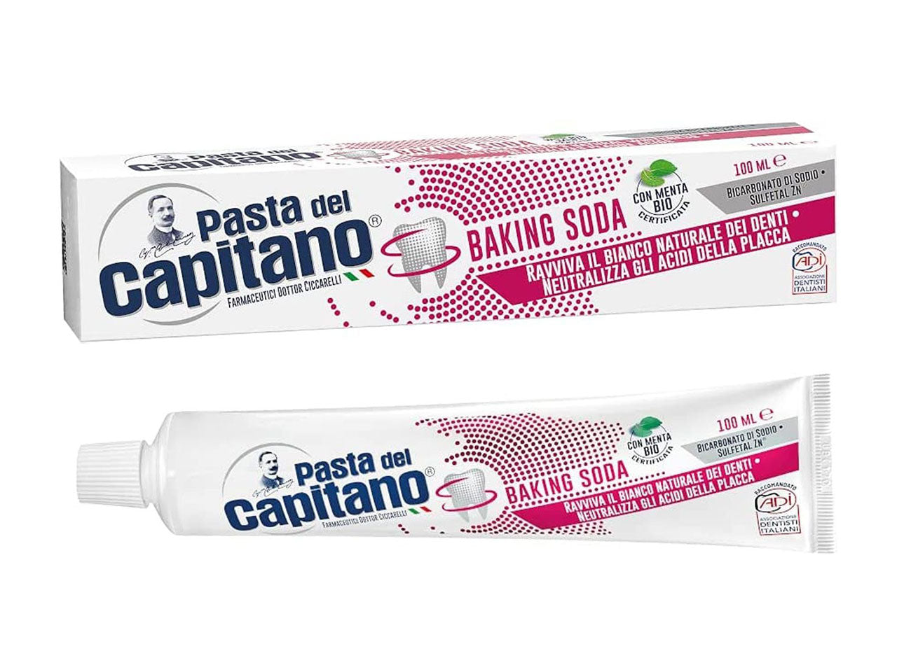 Capitano dentifricio 100ml baking soda $