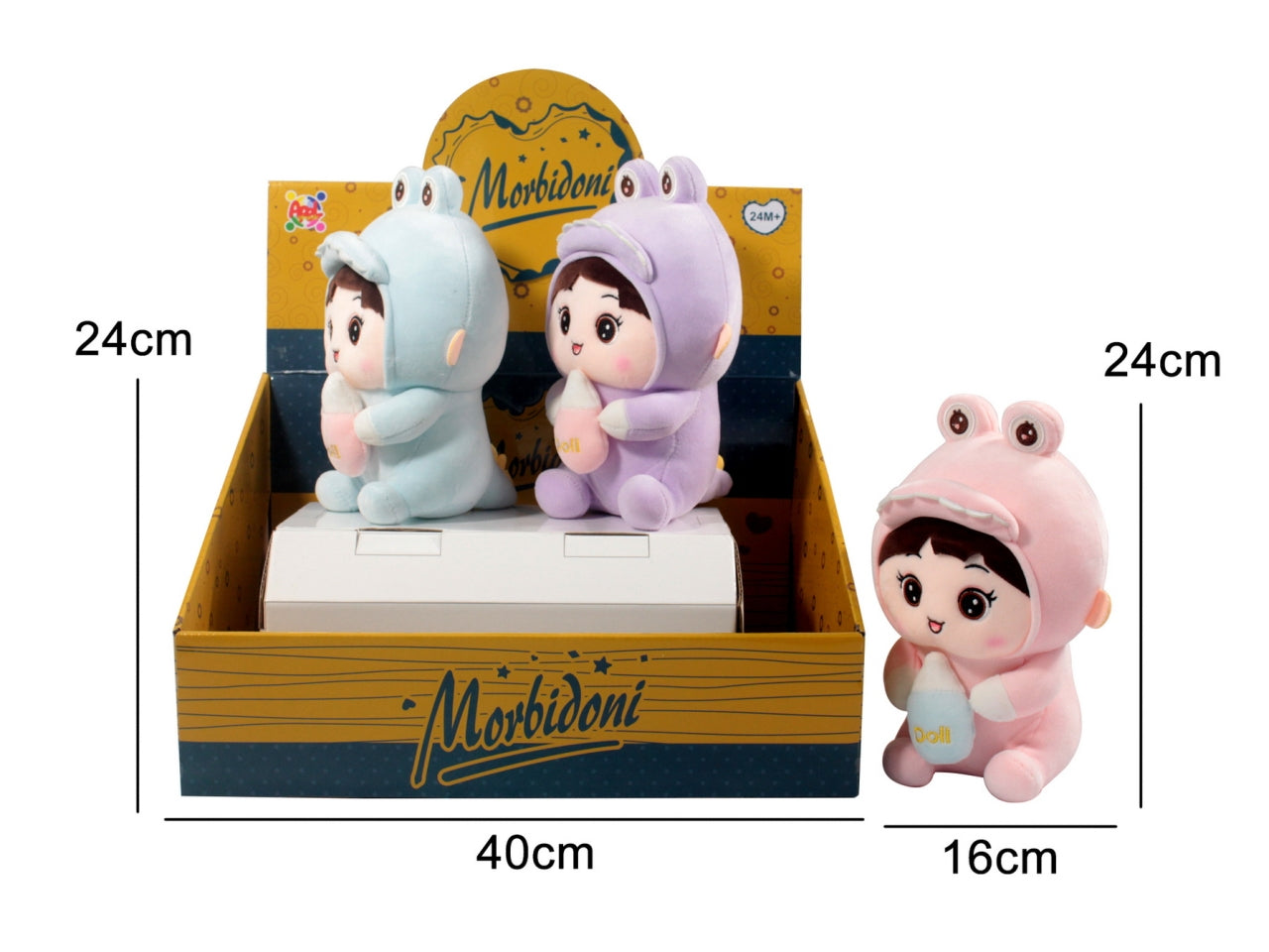 Peluche dino baby 25cm