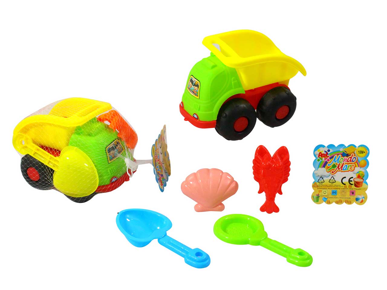 Camion con accessori mare