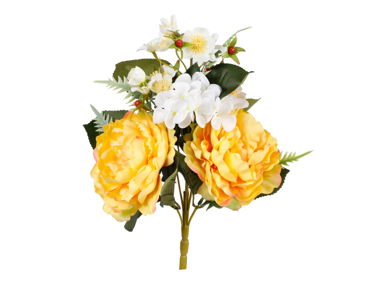 Mazzo di peonie gialle