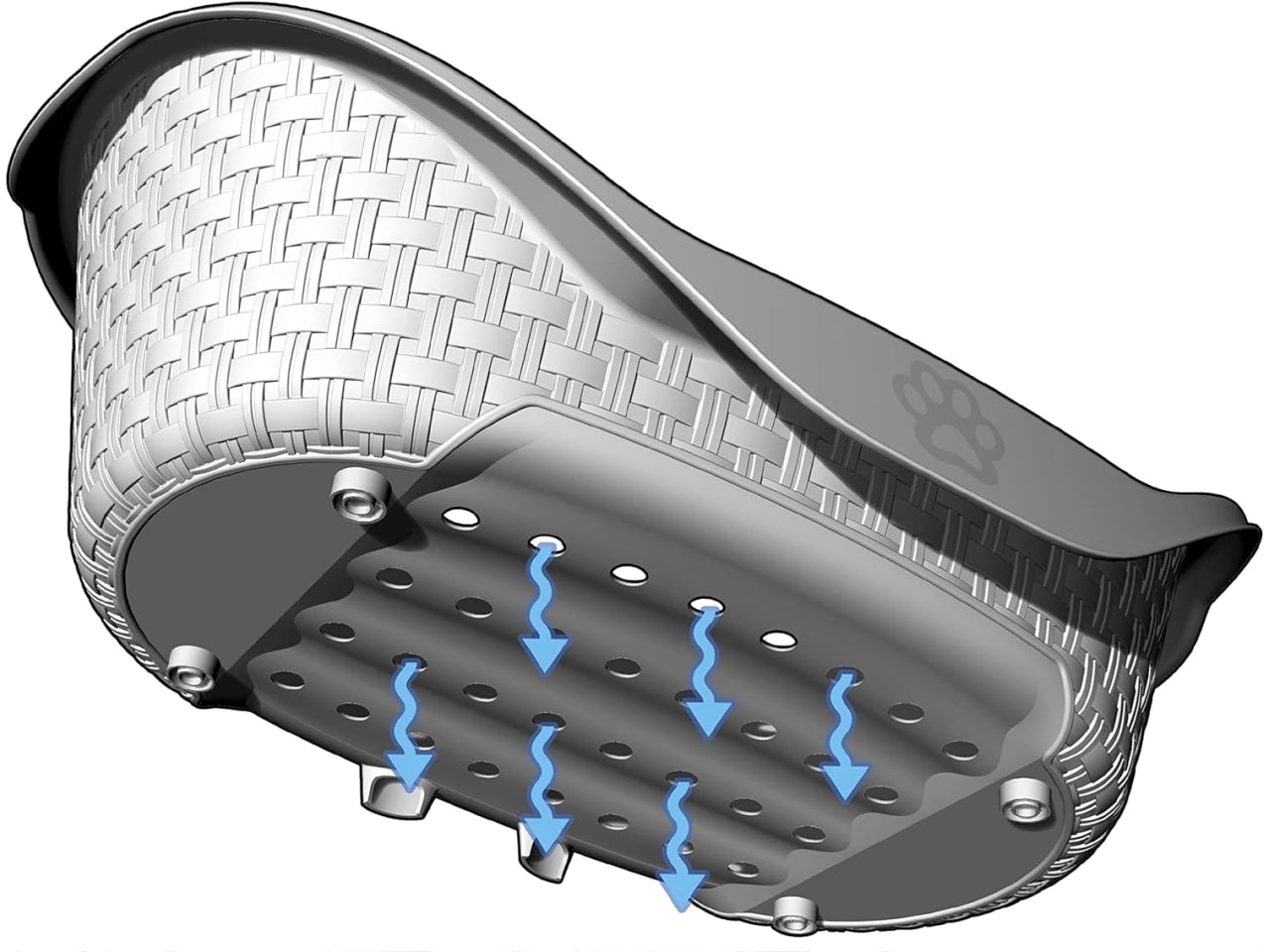 Lettino per animali 75cm 19070