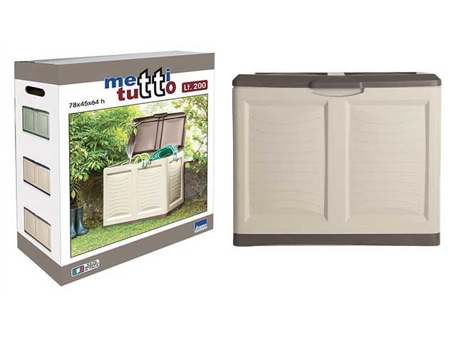 Cassone metti,tortora 78x45xh64cm 99017