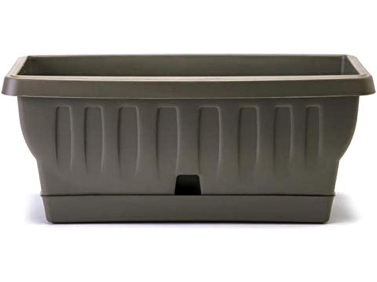 Fioriera natura c/sottovaso 40cm 30191