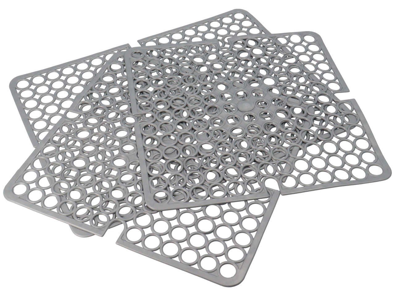 Tappeto 3 pezzi argento 10147