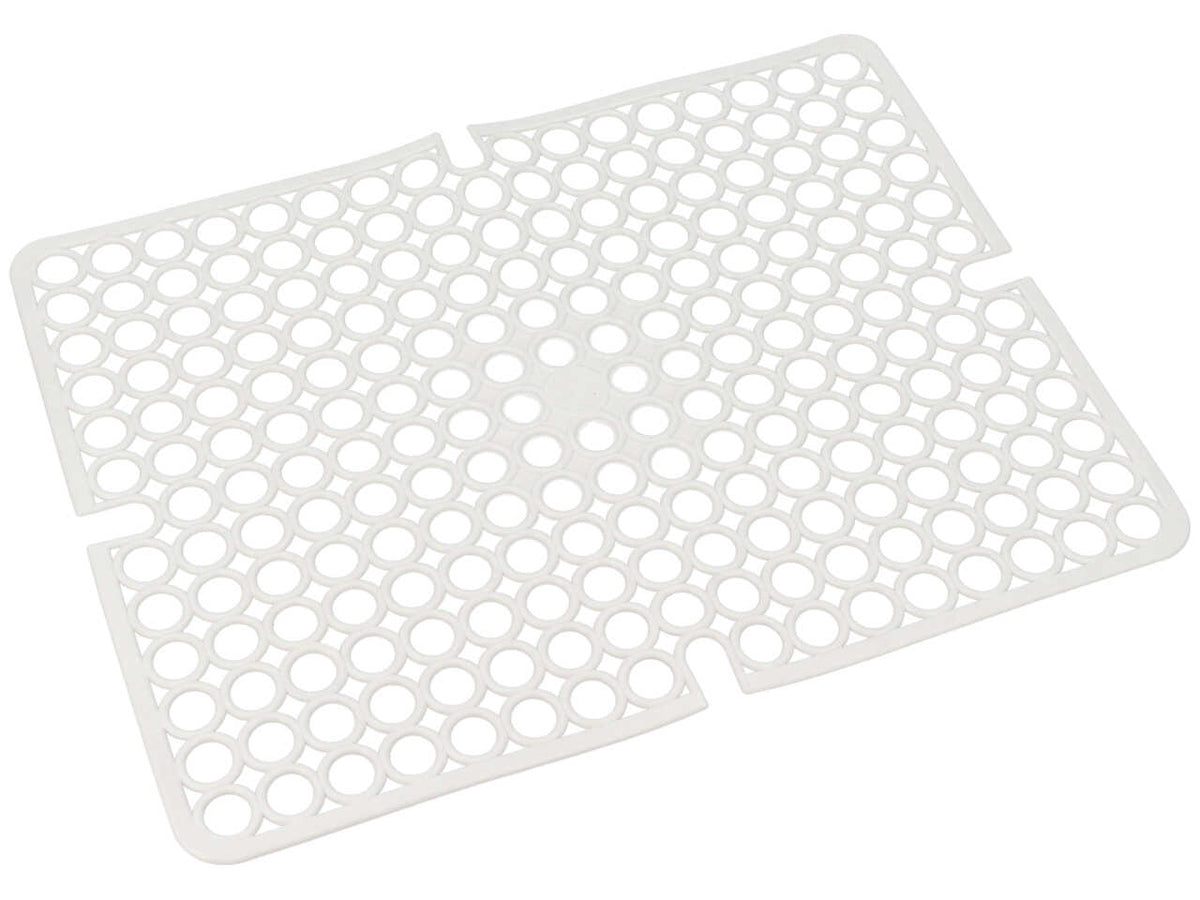 Tappeto per lavello 3 pezzi bianco