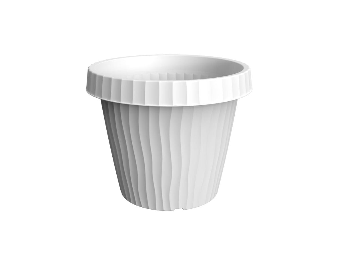 Vaso onda d.25cm colore ghiaccio