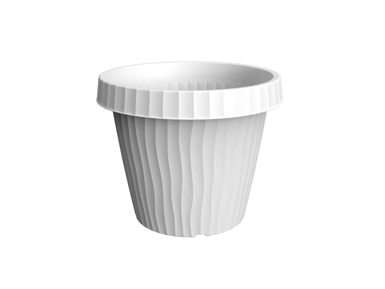 Vaso onda d.25cm colore ghiaccio