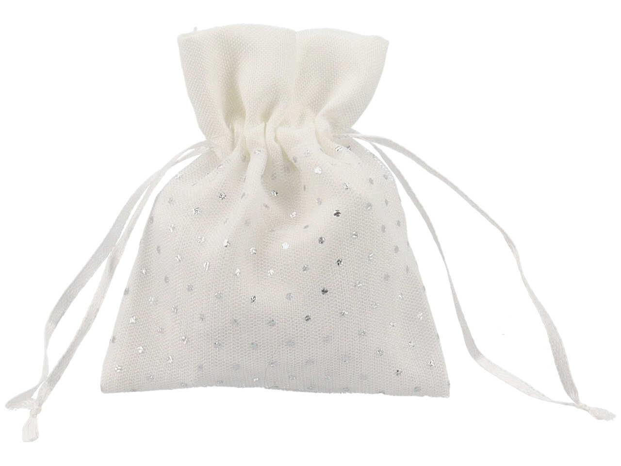 Sacchetto pois lame argento a2646-arg