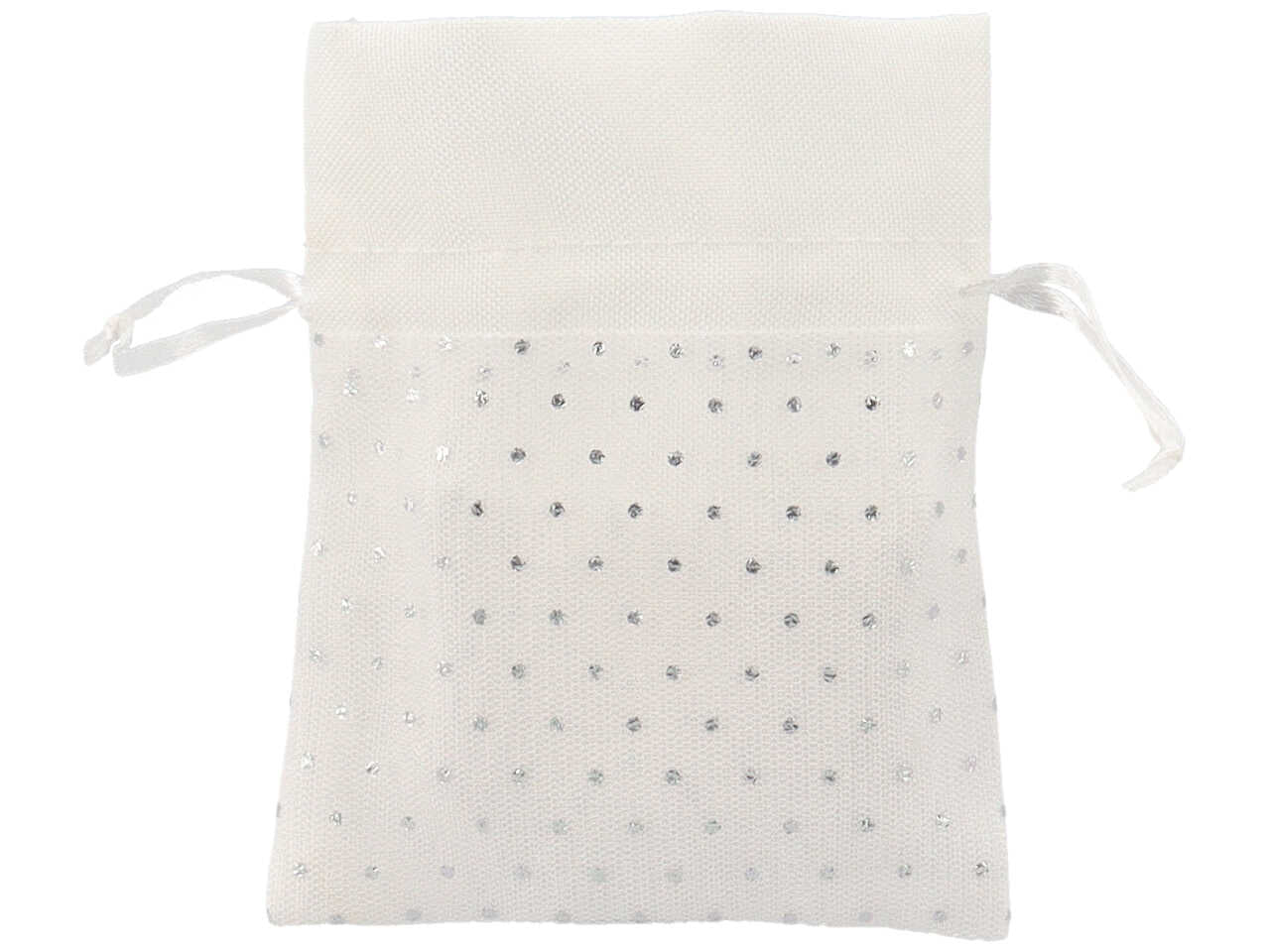Sacchetto pois lame argento a2646-arg