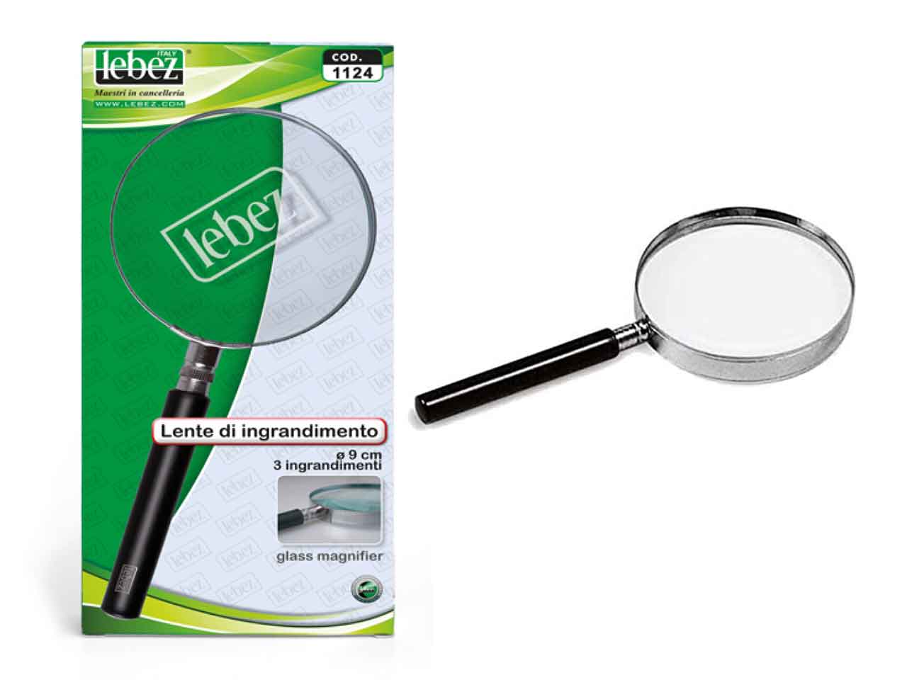 Lente di ingrandimento lebezin plastica Ã¸ 9cm