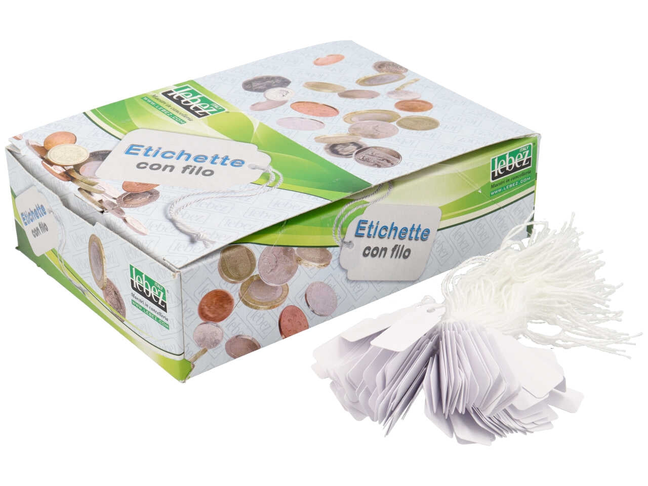 Etichetta con filo 500 pezzi a392
