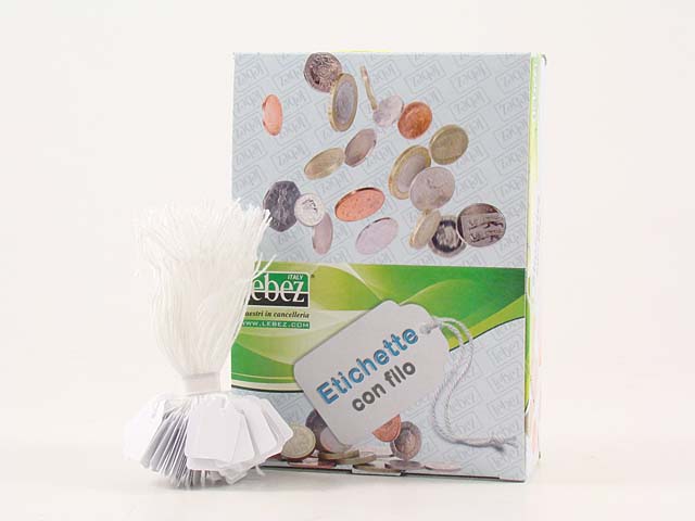 Etichette con filo pezzi 1000 a388