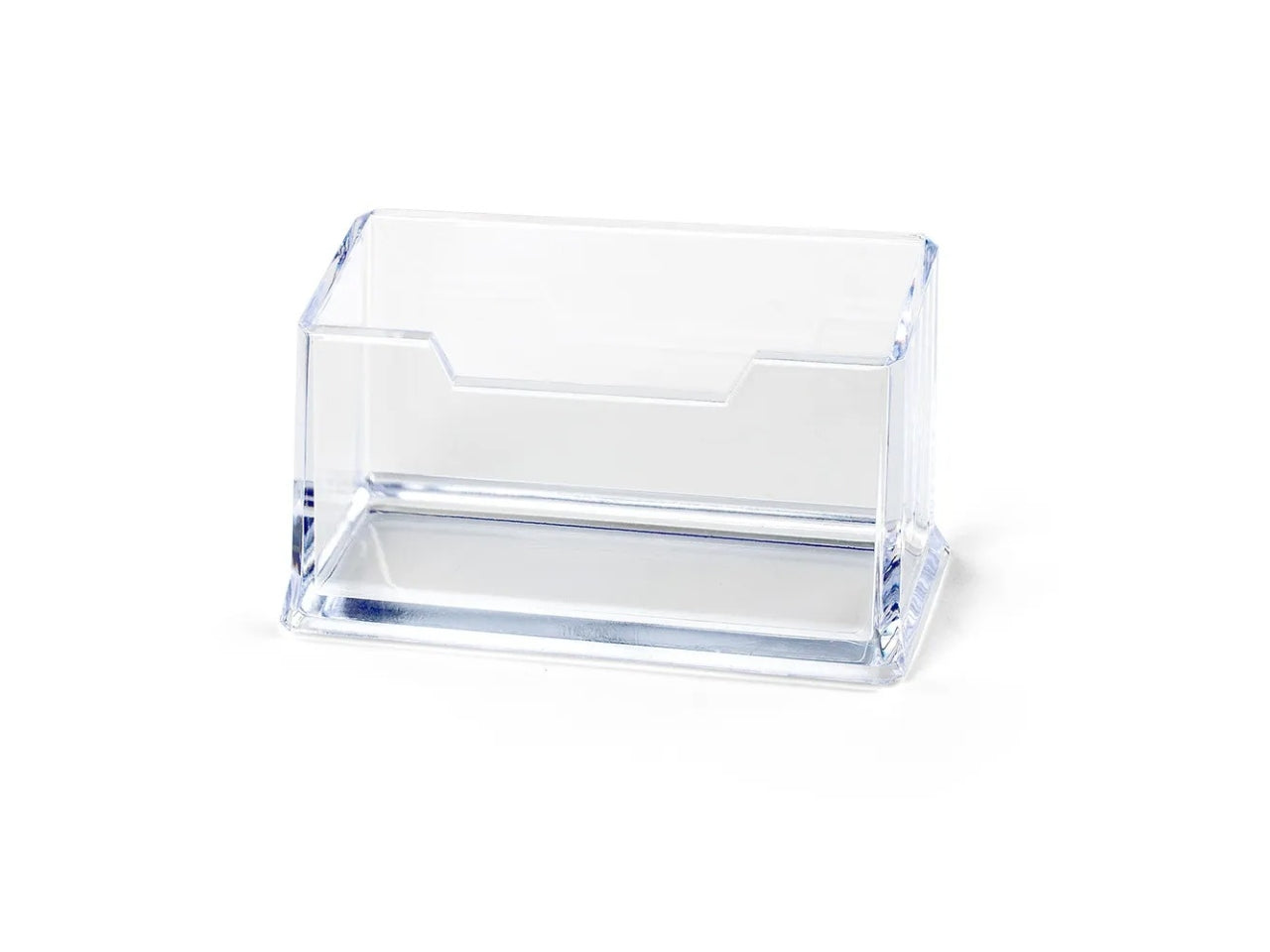 Portabiglietto da visita in plexiglass  trasparente 11x55x48 cm lebez