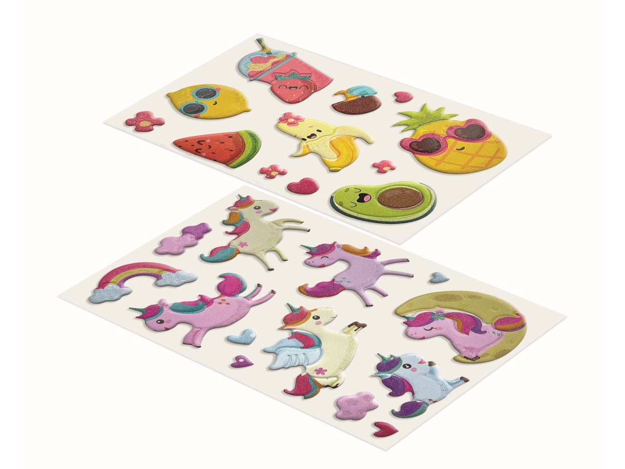 Stickers 3D bambini assortiti in plastica gommata - MySticky