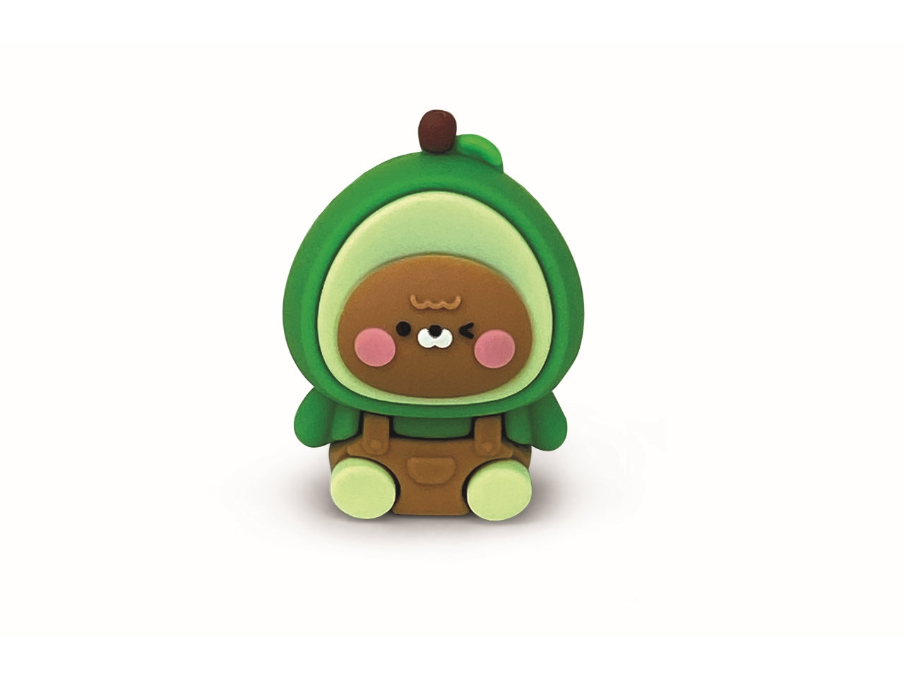 Temperino avocado verde in plastica morbida - Lebez