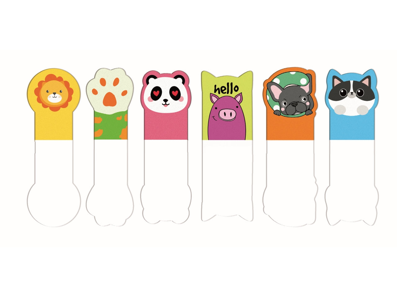 Segnapagina adesivi con 80 fogli