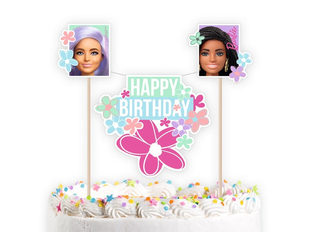 Cake topper barbie 26x15cm