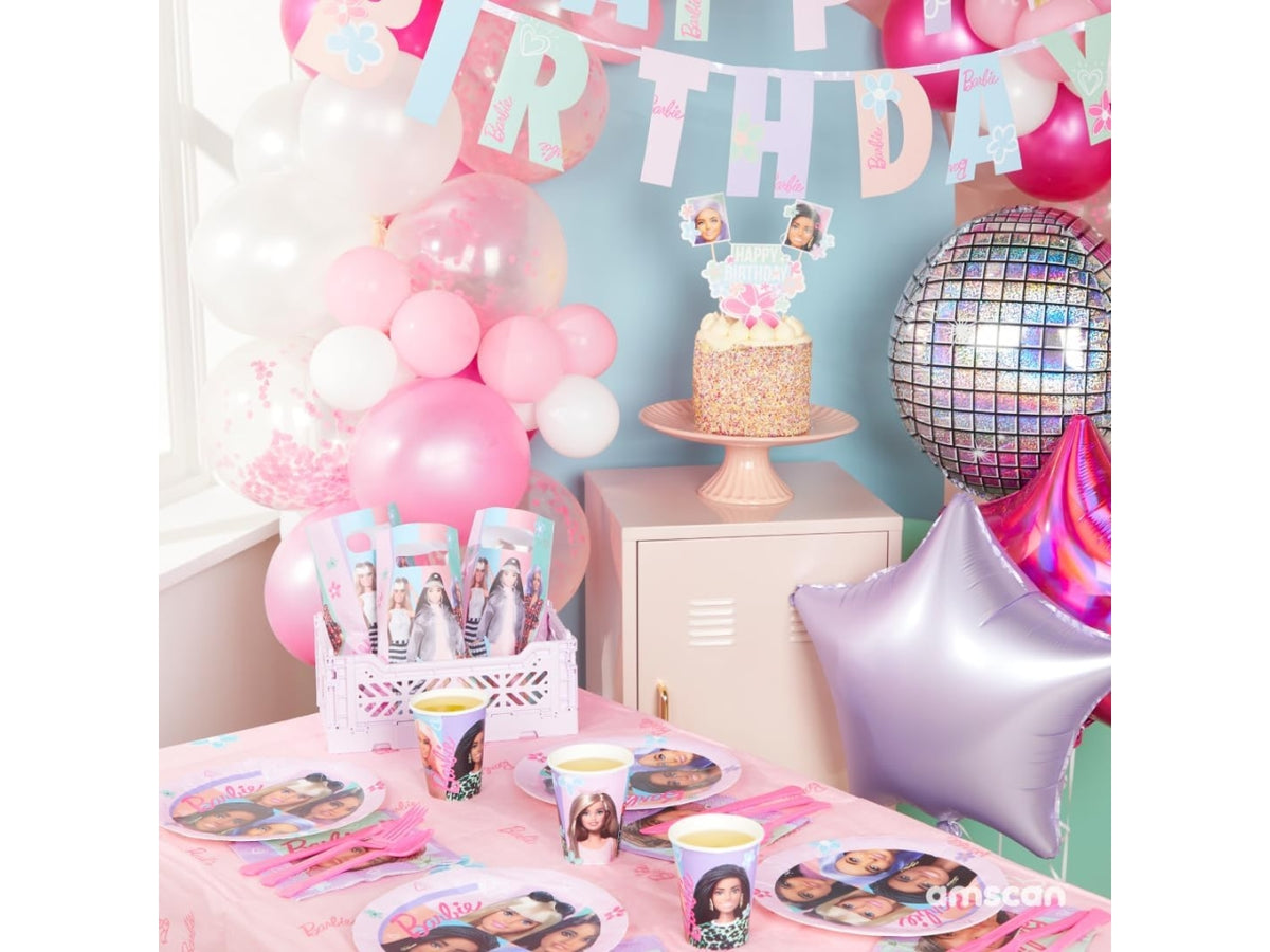 Tovaglia barbie sweet life paper misura 120x180cm