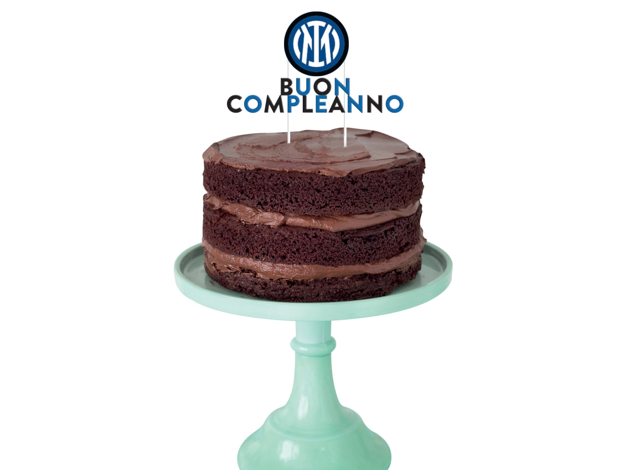 Inter decorazione buon compleanno l.18xh.19cm