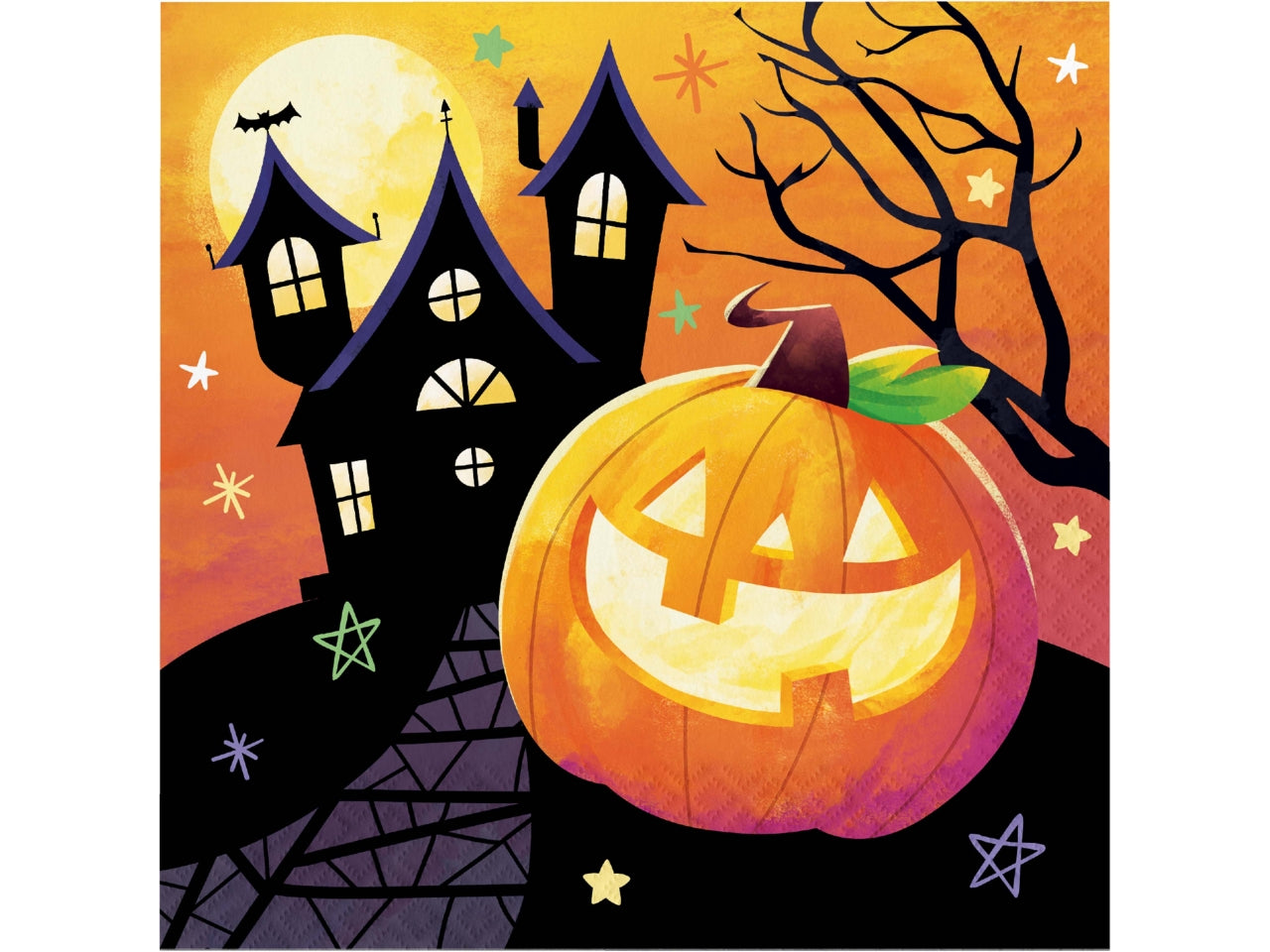 Haunted pumpkins tovagliolo 33x33cm