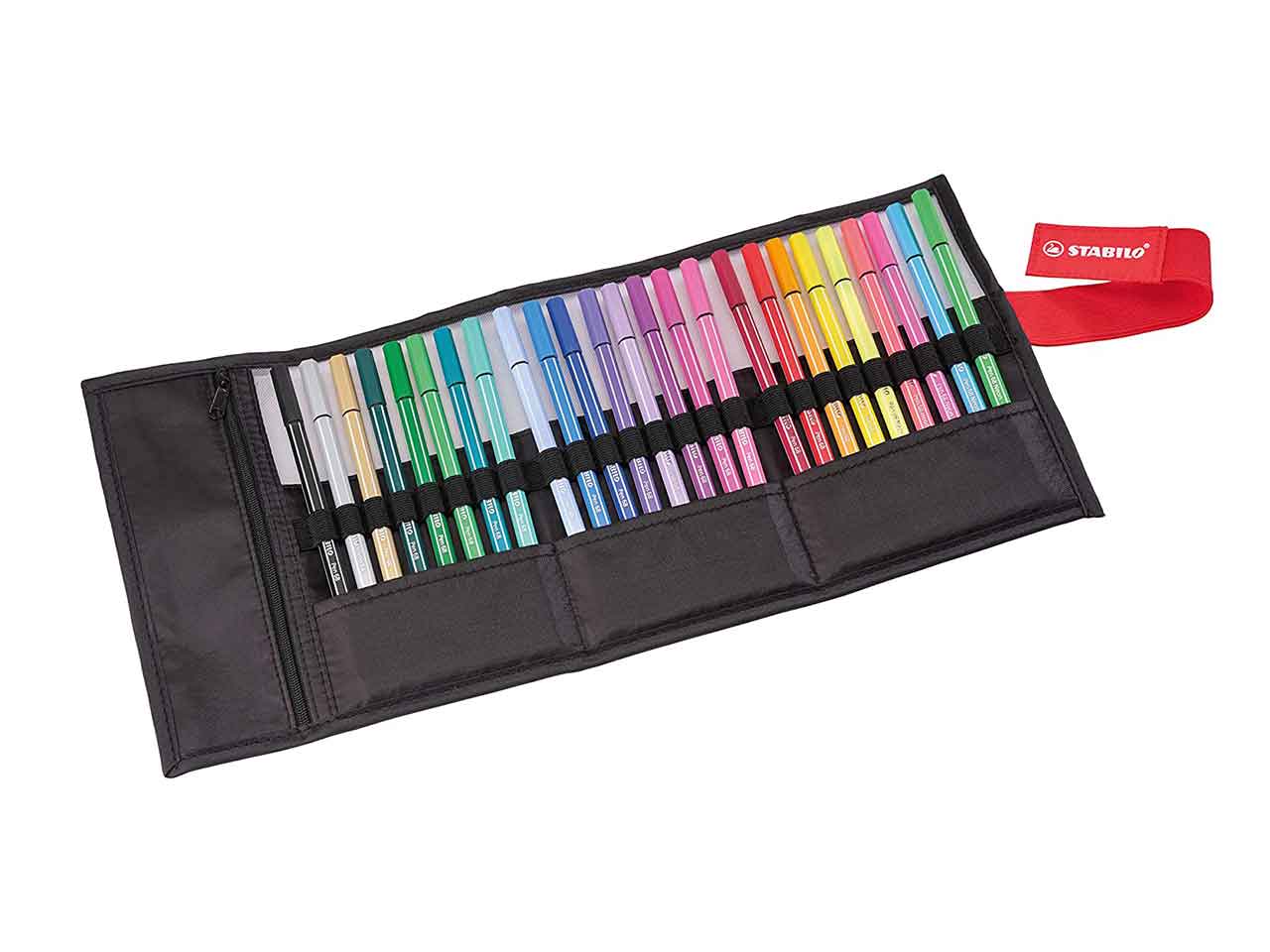 Pennarello STABILO Pen 68 Rollerset con 25 Colori Assortiti ARTY Edition Punta Media