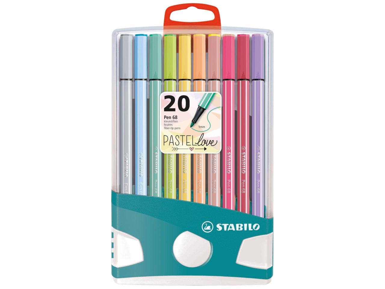 Stabilo Penna Point 68, 10 TonalitÃ  Pastello 10 TonlitÃ  Classiche, 20 pezzi