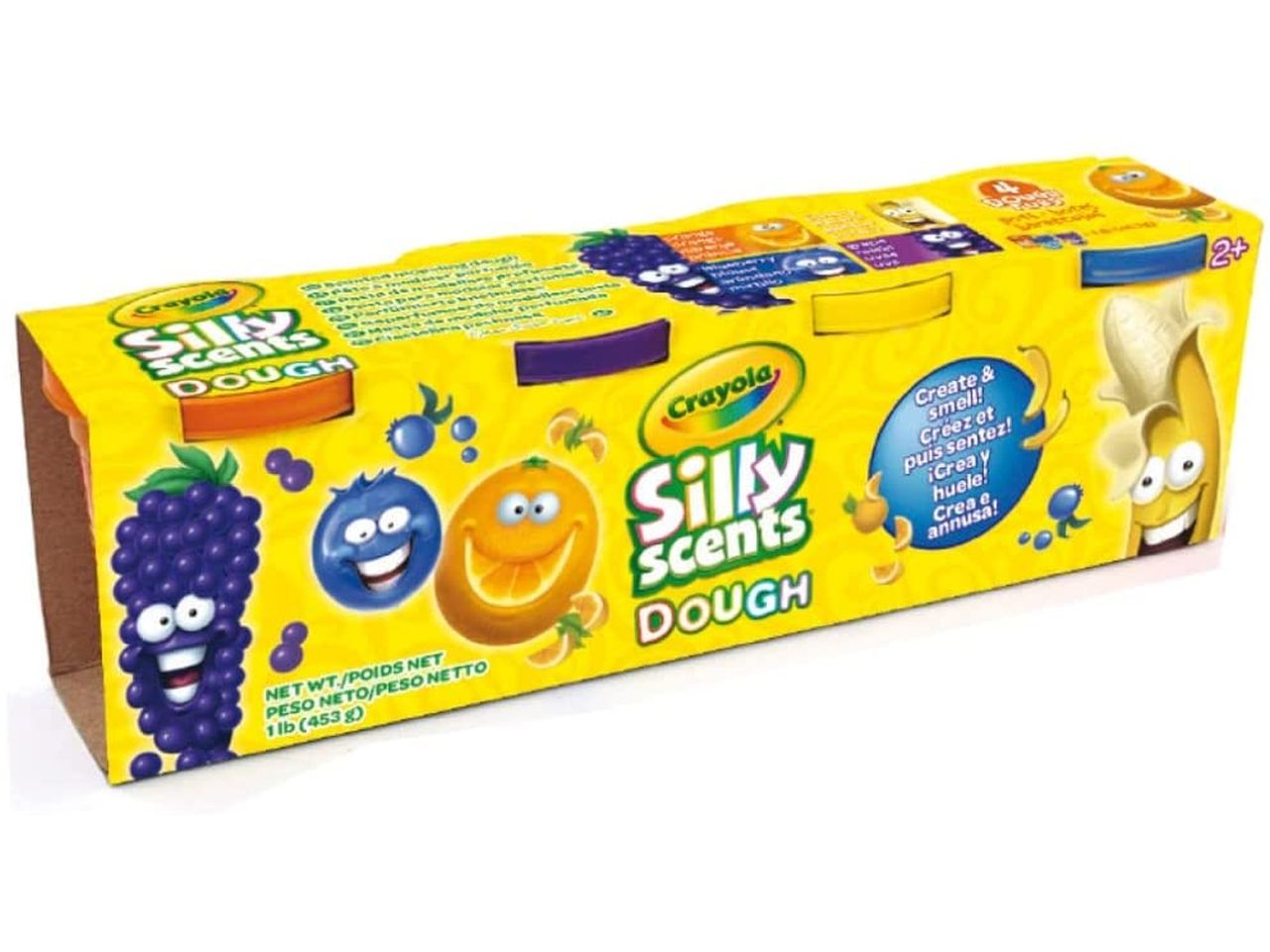 Pasta da Modellare Profumata Crayola Silly Scents Dough Set da 4 Barattolini