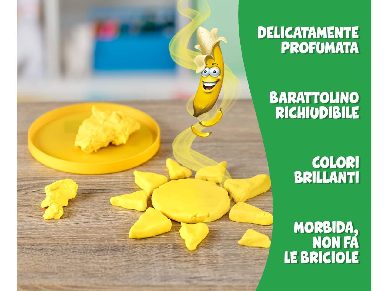 Pasta da Modellare Profumata Crayola Silly Scents Dough Set da 4 Barattolini