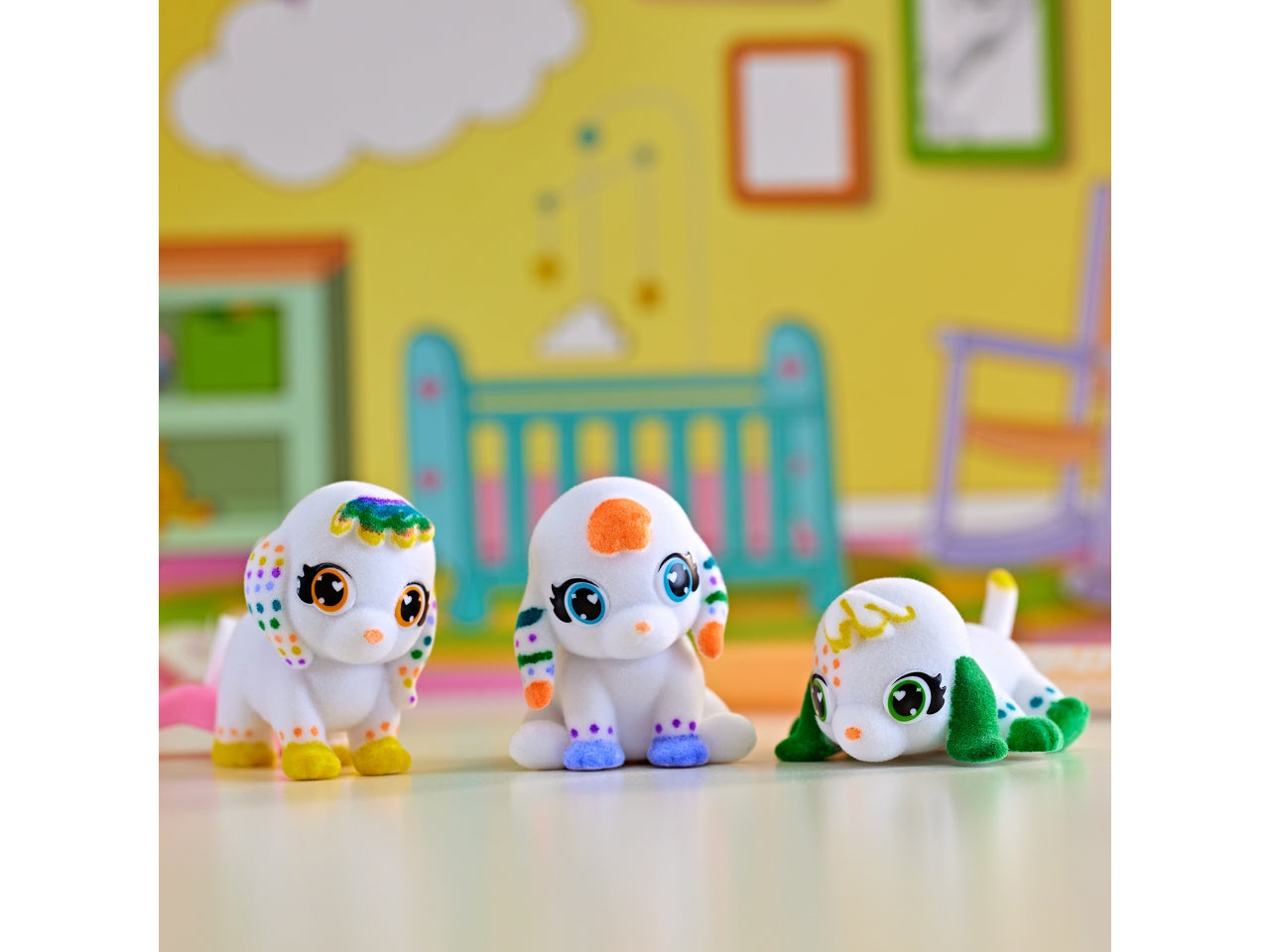 Washimals Baby Pets Asilo Nido dei Cuccioli - Set con 5 Pets e Accessori, Multicolor, EtÃ  3+, Crayola