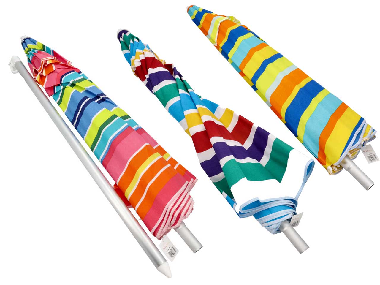 Ombrellone capri polyalluminio 200/8/32 fiberglass 3 assortiti