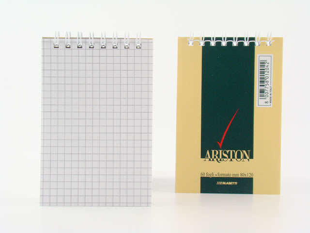 Blocco notes A7 colore bianco 80x120 mm Blasetti