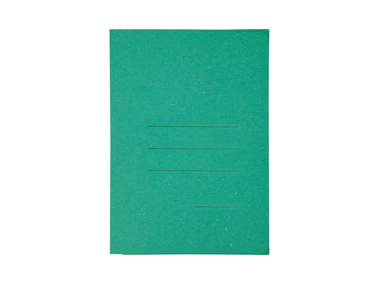 Cartellina 3 lembi verde, con stampa in carta riciclata , 25x33,5 cm, confezione da 50 pezzi - Blasetti