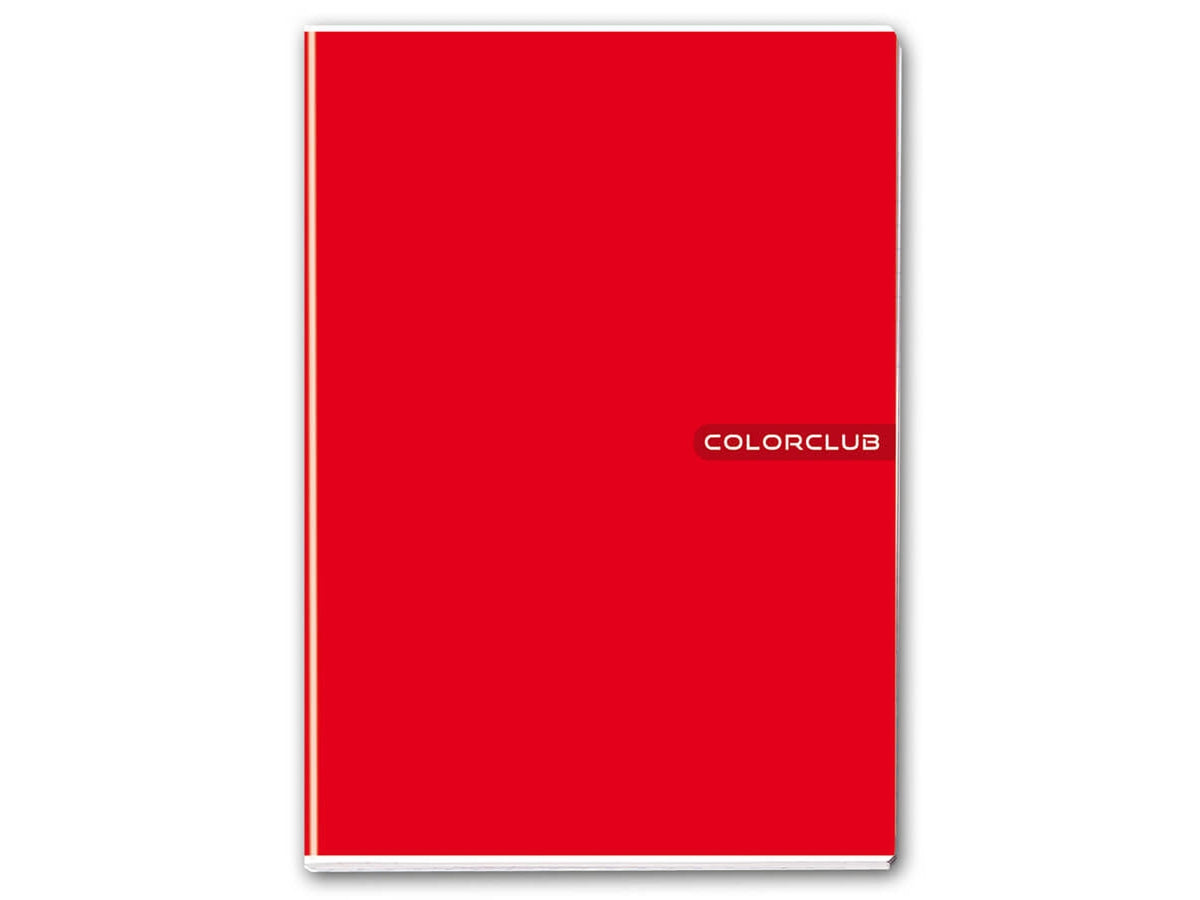 Quaderno Maxi A4 80gr Colorclub, quadretti Q con margine, confezione da 10 pezzi assortiti, fogli 20+1 - Blasetti