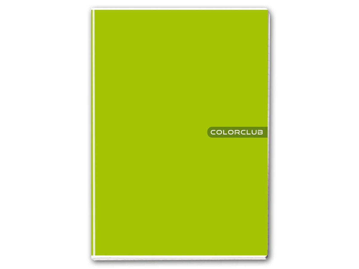 Quaderno Maxi A4 80gr Colorclub, rigo A, 1Â° e 2Â° elementare,confezione da 10 pezzi assortiti, fogli 20+1 - Blasetti