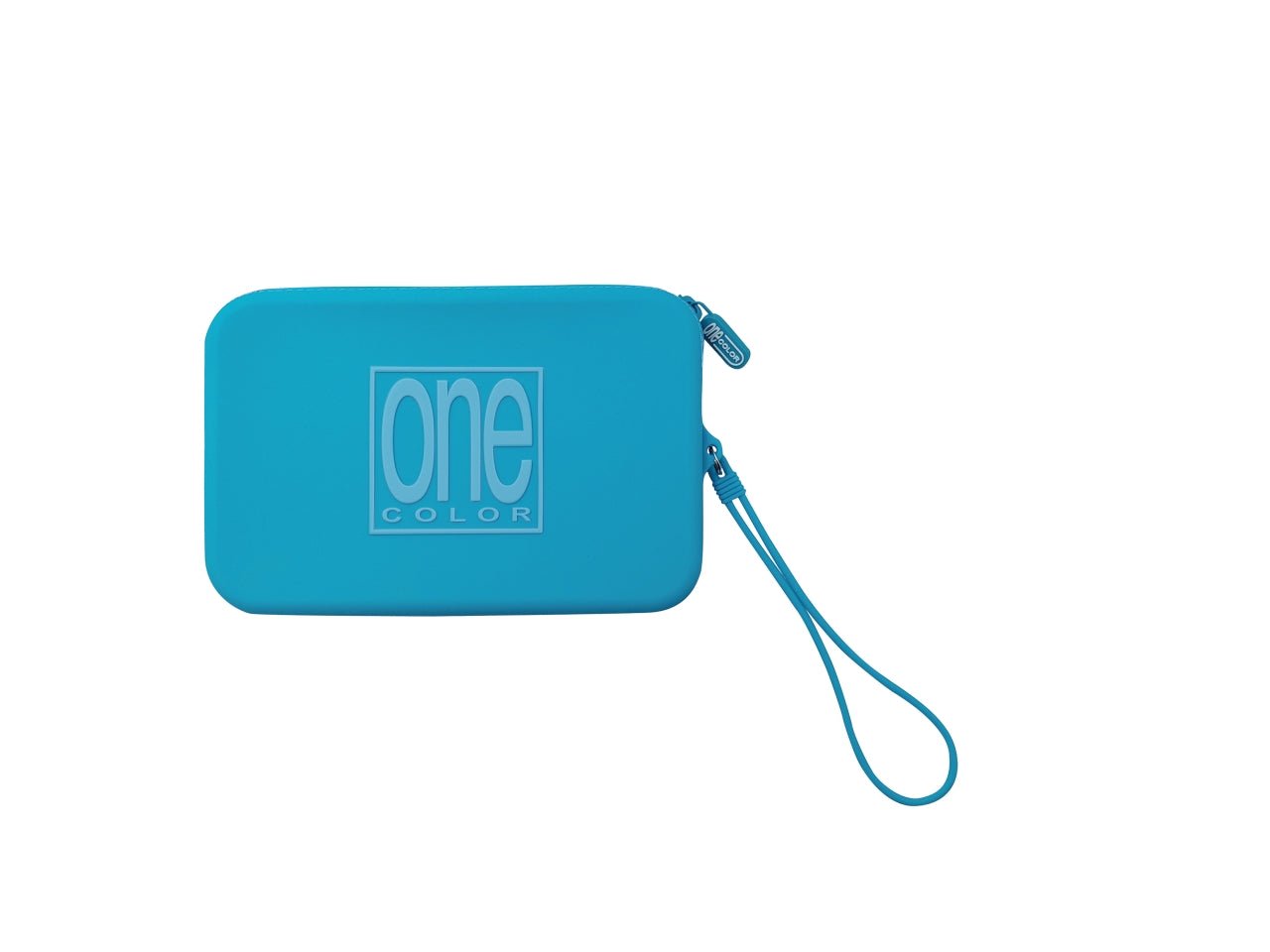 Astuccio bustina One Color summer in silicone azzurro, 19x12 cm - Blasetti