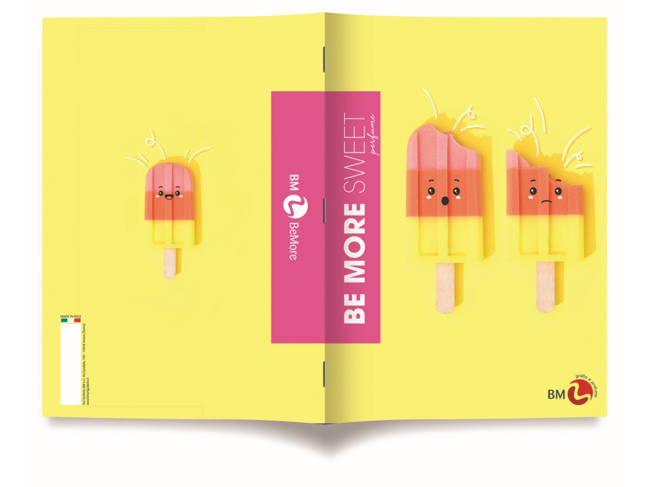 Quaderni maxi sweet linea be more different formato 21x29,7, pagine 72+r, rigatura b confezione da 10 quaderni