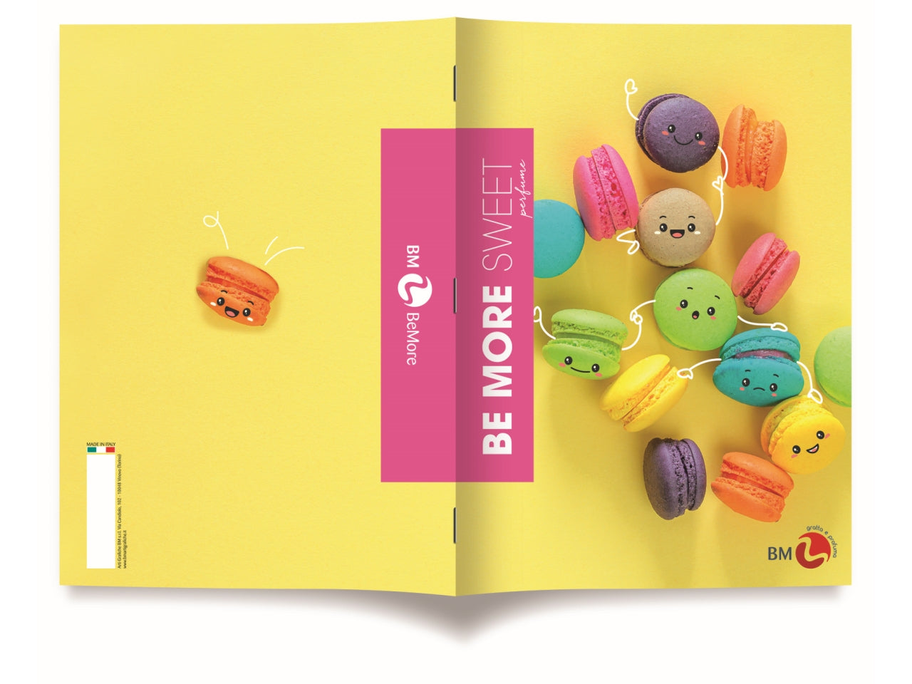 Quaderni maxi sweet linea be more different formato 21x29,7, pagine 72+r, rigatura b confezione da 10 quaderni