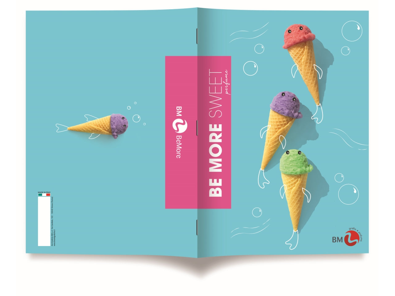 Quaderni maxi sweet linea be more different formato 21x29,7, pagine 72+r, rigatura q confezione da 10 quaderni