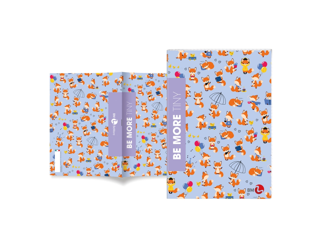 Quaderni maxi tiny linea be more different formato 21x29,7, pagine 72+r, rigatura 5 mm confezione da 10 quaderni