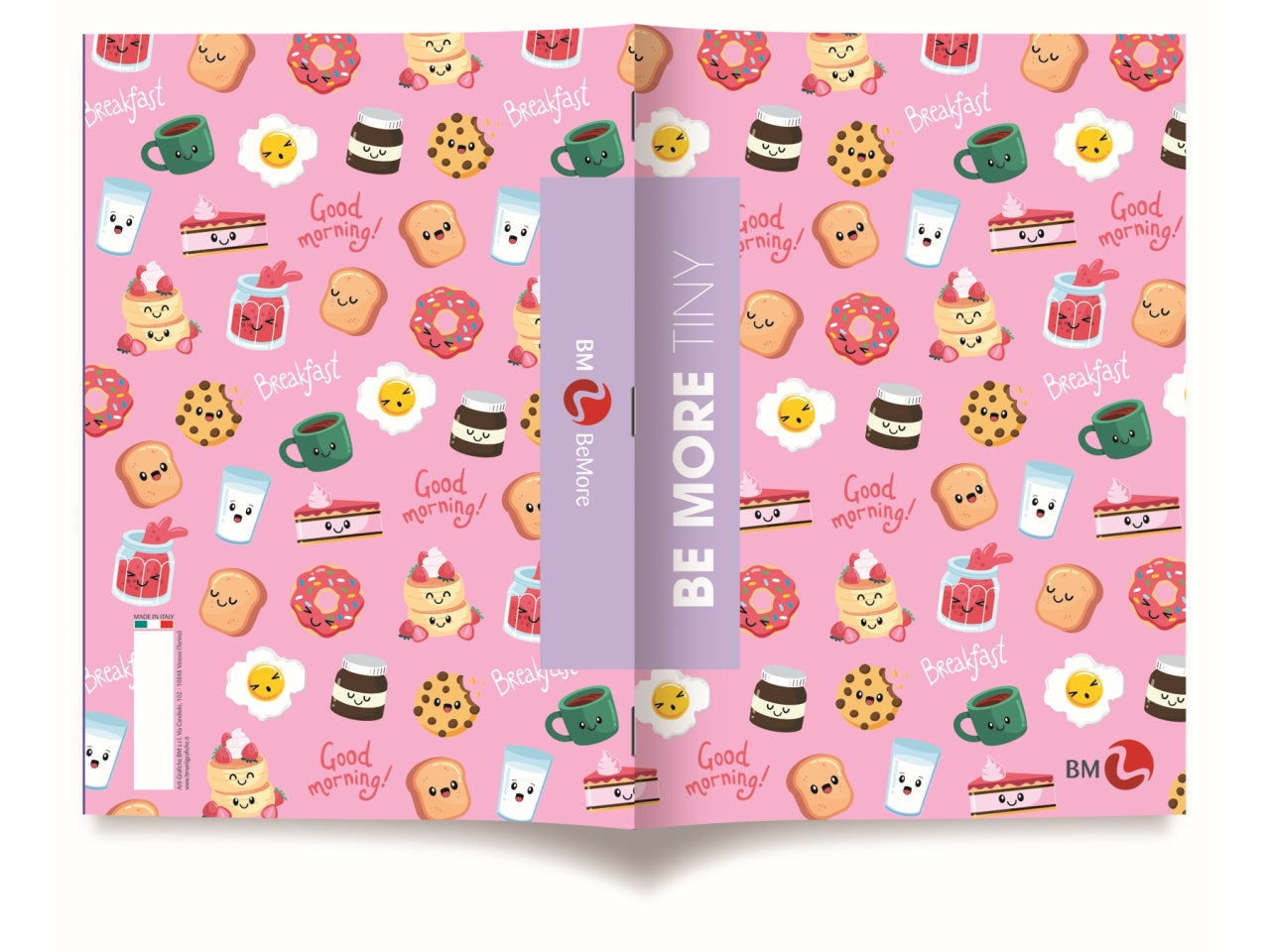 Quaderni maxi tiny linea be more different formato 21x29,7, pagine 72+r, rigatura 5 mm confezione da 10 quaderni