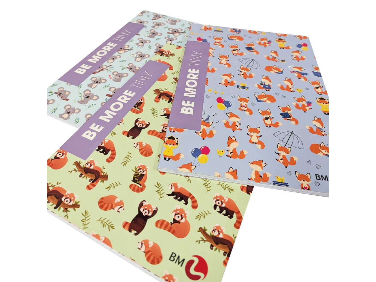 Quaderni maxi tiny linea be more different formato 21x29,7, pagine 72+r, rigatura q confezione da 10 quaderni