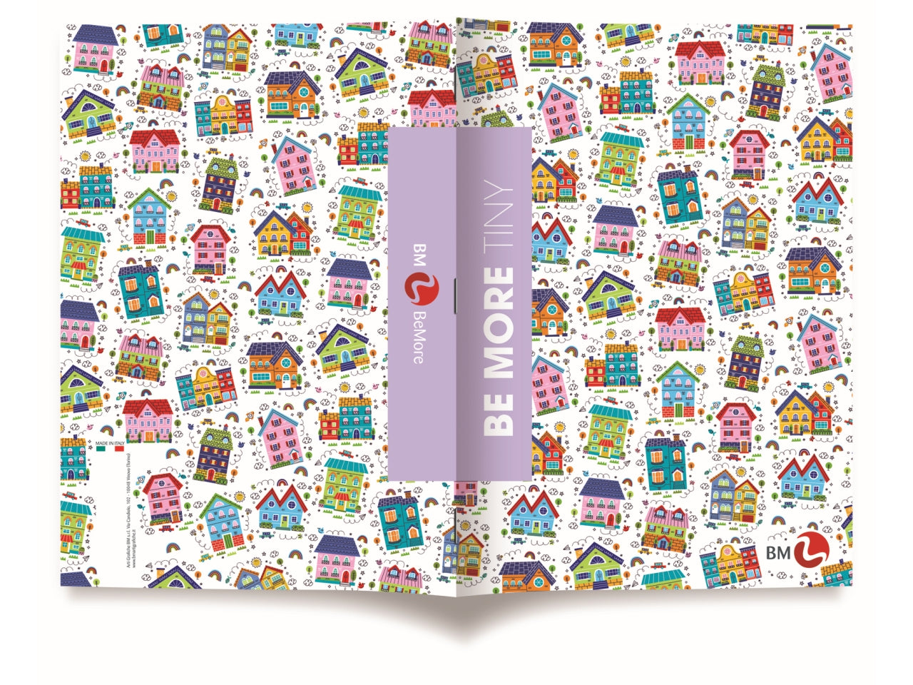 Quaderni maxi tiny linea be more different formato 21x29,7, pagine 72+r, rigatura q confezione da 10 quaderni