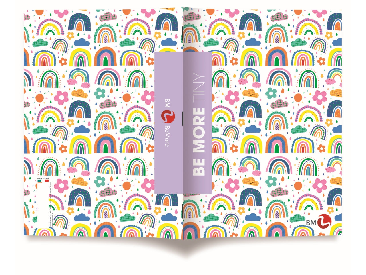 Quaderni maxi tiny linea be more different formato 21x29,7, pagine 72+r, rigatura q confezione da 10 quaderni